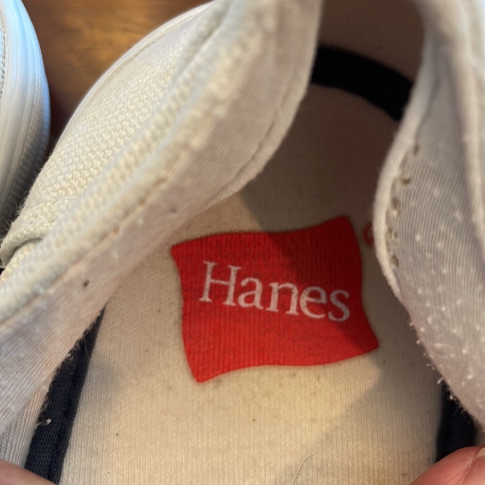 Hanes Karen canvas white sneaker tennis shoes women’s size 8 1/2 - Picture 6 of 6